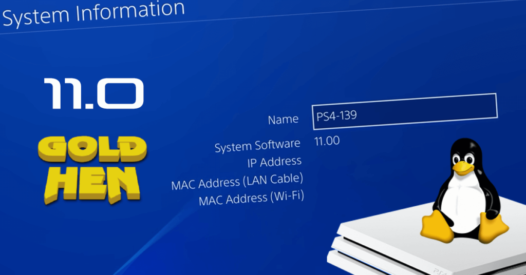 image showing jailbreak for ps4 with gold hen